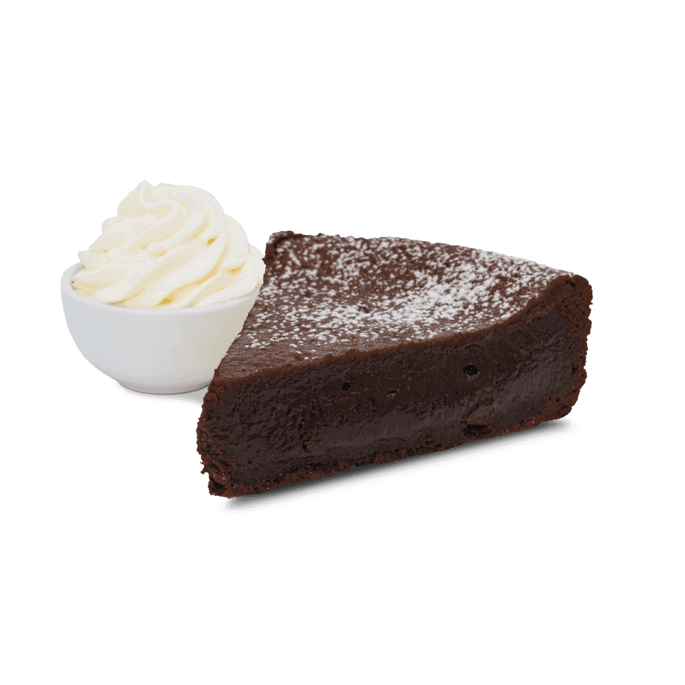 Mudcake mit Schlagsahne