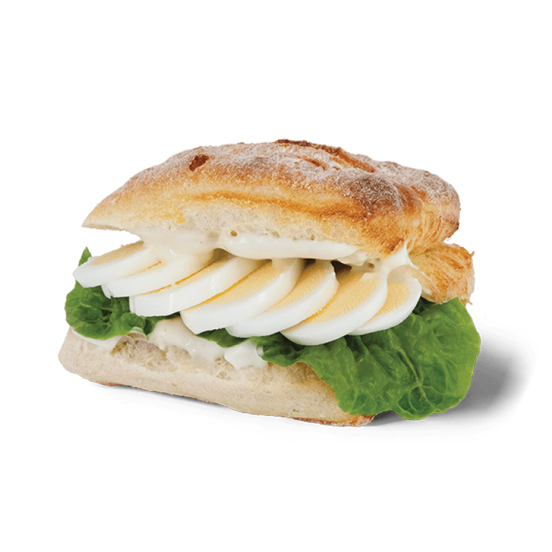 Sauerteigbrötchen Ei & Trüffelmayo