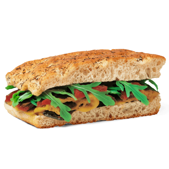 Focaccia Antipasti & Truffle Mayo (vegan)