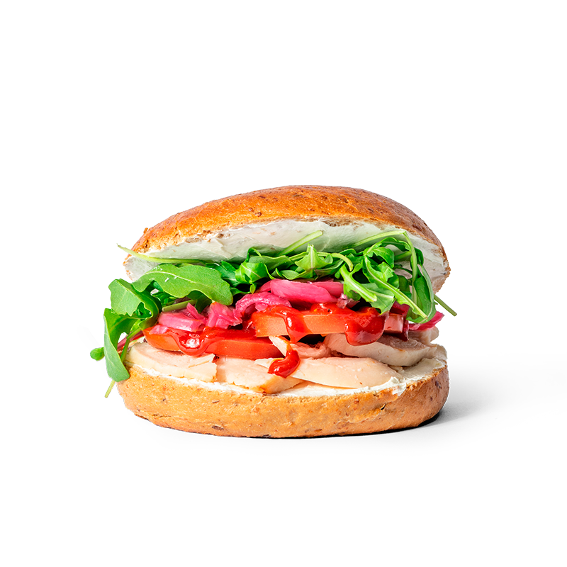 Chicken BBQ Bagel
